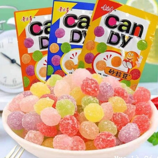 Kẹo candy trái cây vị tuổi thơ, kẹo trái cây - một gói