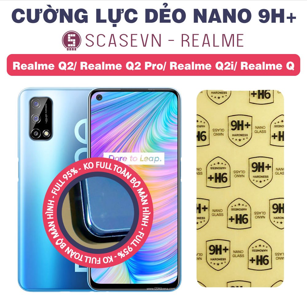 Cường Lực Dẻo Nano Trong Suốt Realme Q2/ Realme Q2 Pro/ Realme Q2i/ Realme Q
