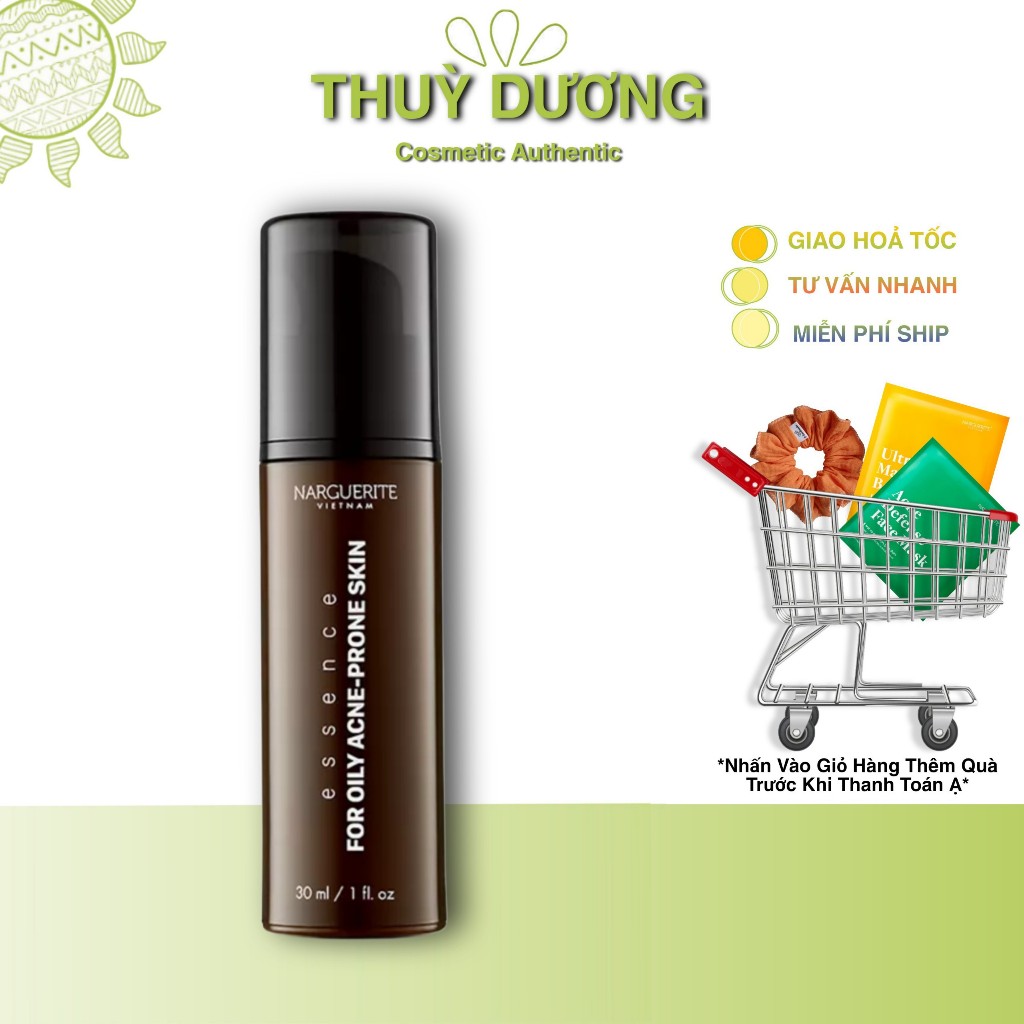 Nhũ tương narguerite giảm mụn sưng viêm sáng da kiểm soát dầu