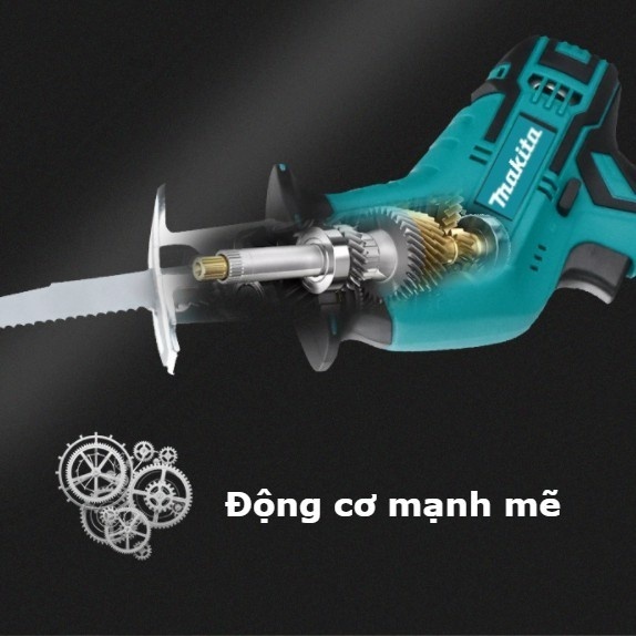 Bảo hành 5 năm - Máy cưa kiếm dùng pin Makita 388v, 100% Dây Đồng, Tặng 4 Lưỡi Cưa ..