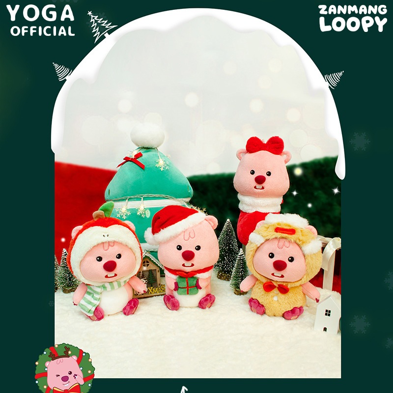 Gấu bông Loopy Christmas chính hãng đáng yêu