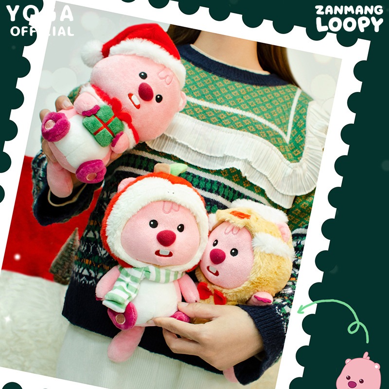 Gấu bông Loopy Christmas chính hãng đáng yêu