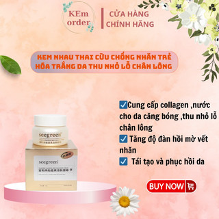 Kem phục hồi nhau thai cừu SEEGREEN cấp nước nâng cơ căng bóng