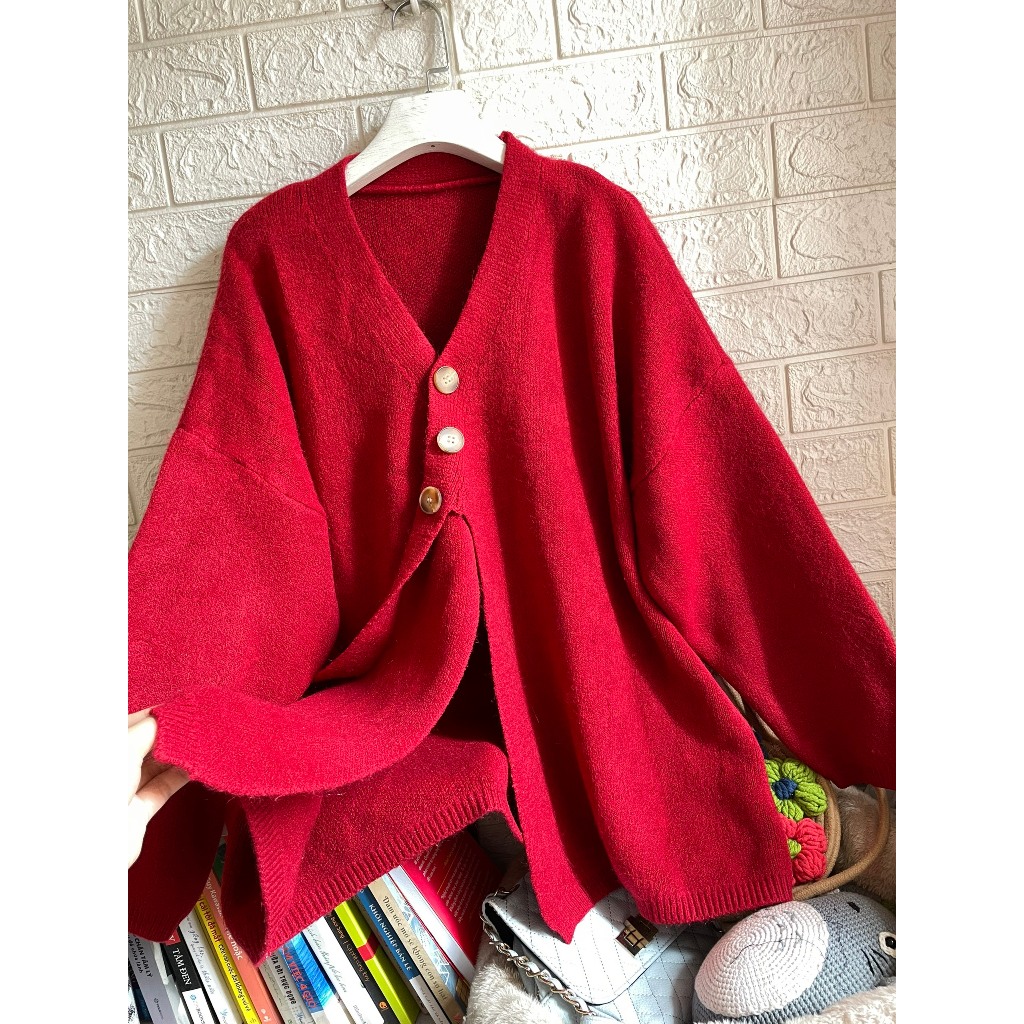 Áo khoác len cách điệu