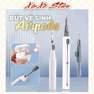 Bút vệ sinh Tai nghe Airpod thông minh 3 trong 1, dụng cụ vệ sinh tai nghe không dây và điện thoại - XỊN XÒ Store