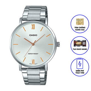 Đồng hồ nam dây kim loại casio mtp-vt01d-7budf chính hãng