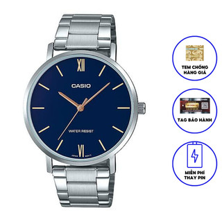 Đồng hồ nam dây kim loại Casio MTP-VT01D-2BUDF chính hãng