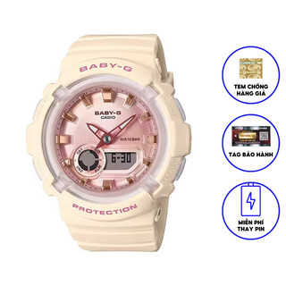 Đồng hồ nữ casio dây nhựa chính hãng casio babyg bga-280-4a2dr