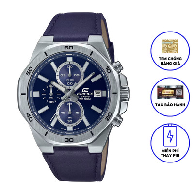 Đồng Hồ Casio Nam Dây Da Chính Hãng EDIFICE EFV-640L-2AVUDF