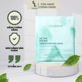 Mặt nạ dạng thạch tảo xoắn Celderma Active Repair Green Hydrogel Mask 30gr (Hộp 4 miếng)