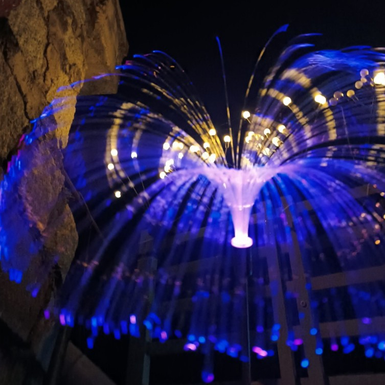 Đèn Sứa Năng Lượng Mặt Trời - Sáng Tạo Sân Vườn Độc Đáo; Đèn trang trí sân vườn, đèn năng lượng mặt trời