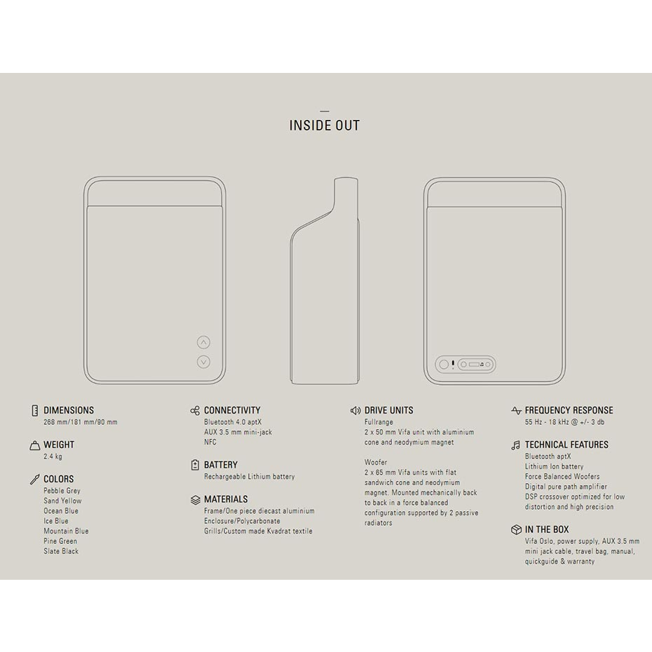 Loa Bluetooth VIFA OSLO Chính Hãng