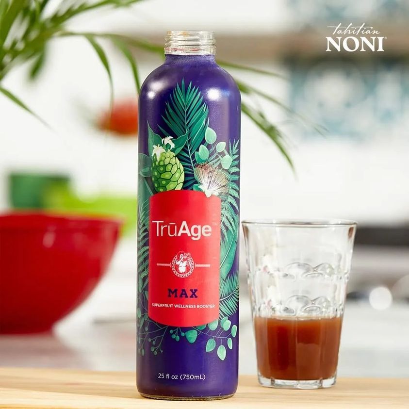 [ 1 thùng 4 chai ] Noni max - TruAge Max bổ sung năng lượng cho các tế bào – 750ml/chai