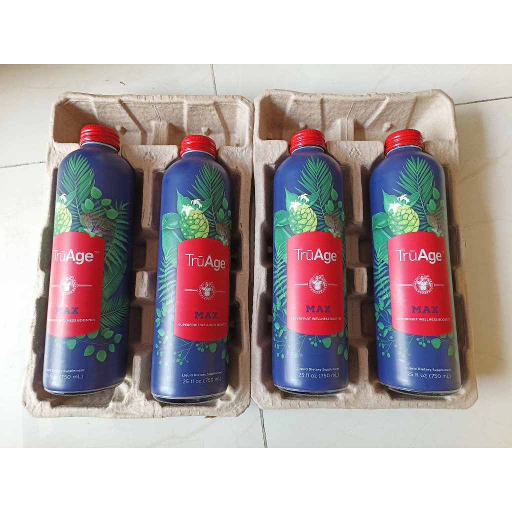 [ 1 thùng 4 chai ] Noni max - TruAge Max bổ sung năng lượng cho các tế bào – 750ml/chai