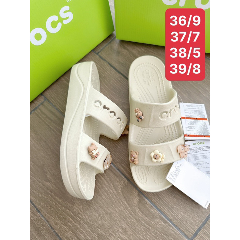 Dép hai quai 4 phân Croc