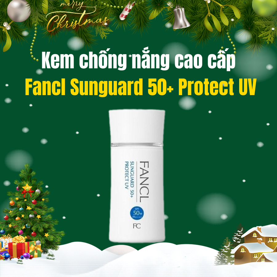 Kem chống nắng cao cấp Fancl Sunguard 50+ Protect UV (60ml)