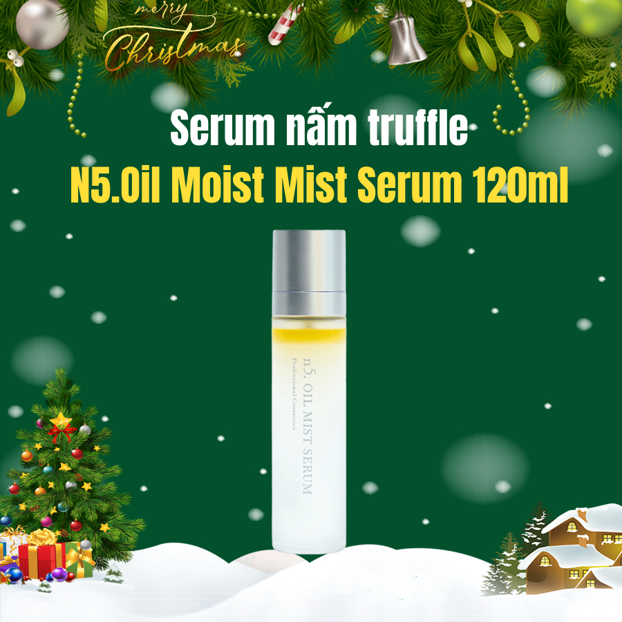 Serum dạng xịt tinh chất nấm Truffle N5.Oil Moist Mist 120ml, chứa EGF, Niacinamide