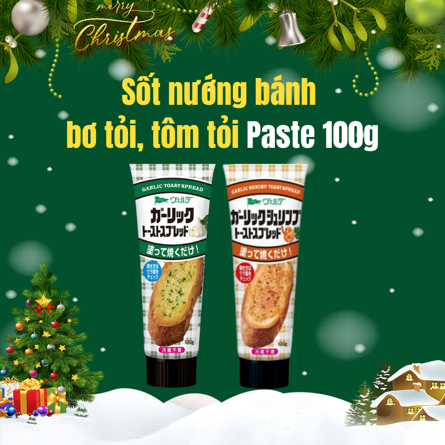 Bơ tỏi, tôm tỏi Paste - dùng làm bánh mì - 100g