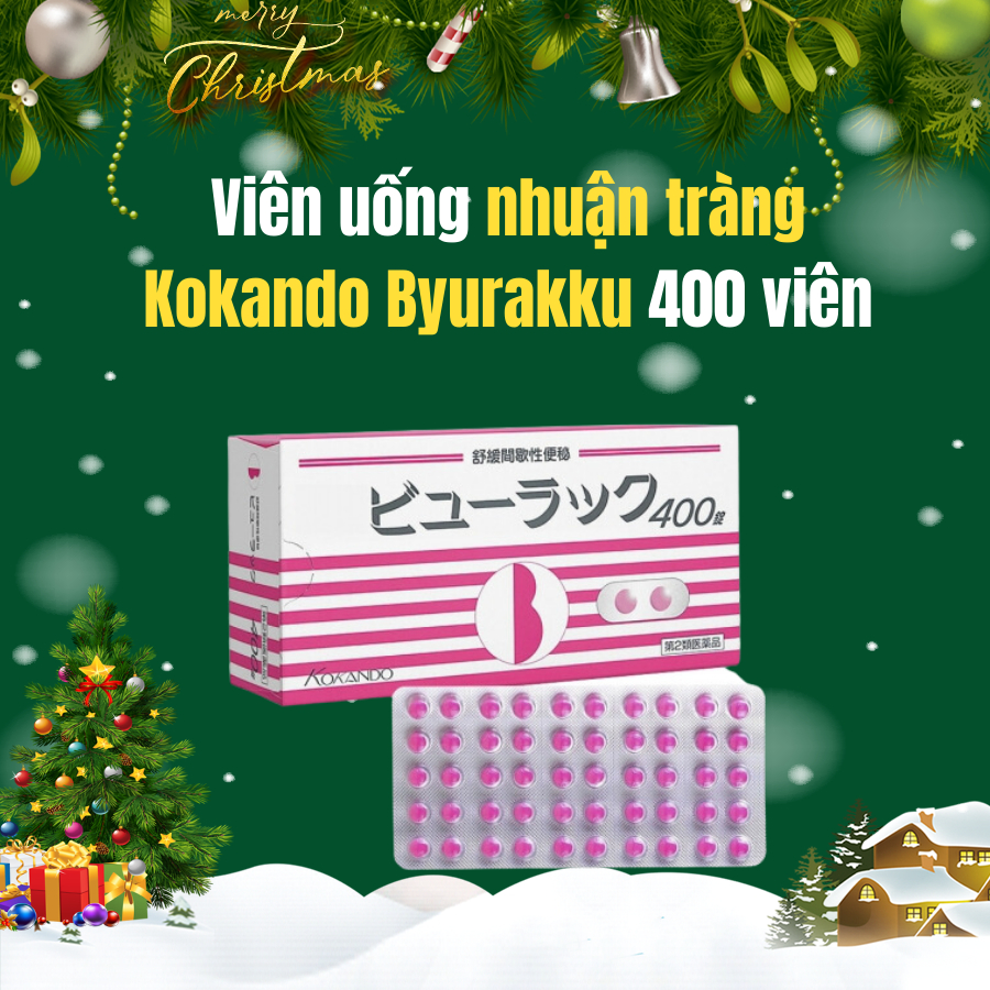 Viên uống nhuận tràng Kokando Byurakku (400v)