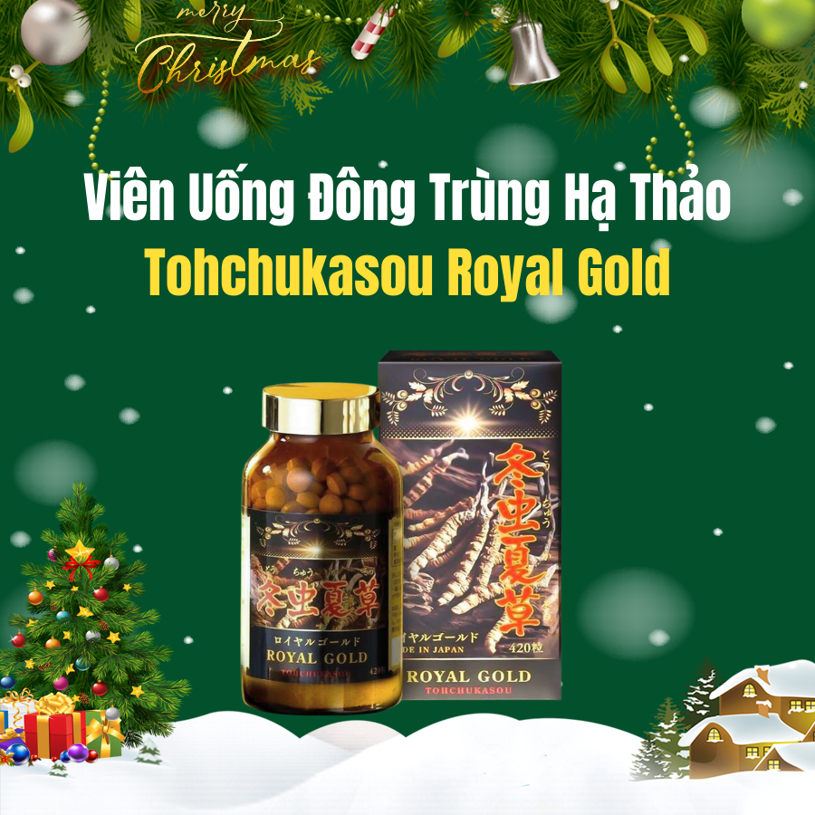 Viên Uống Đông Trùng Hạ Thảo Tohchukasou Royal Gold (420 Viên)
