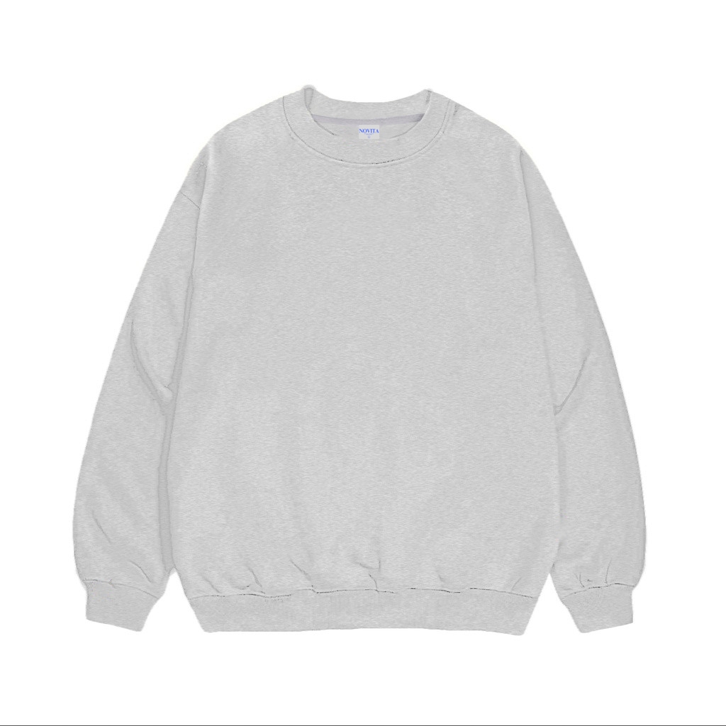 Áo Sweater Novita Trơn Unisex Basic