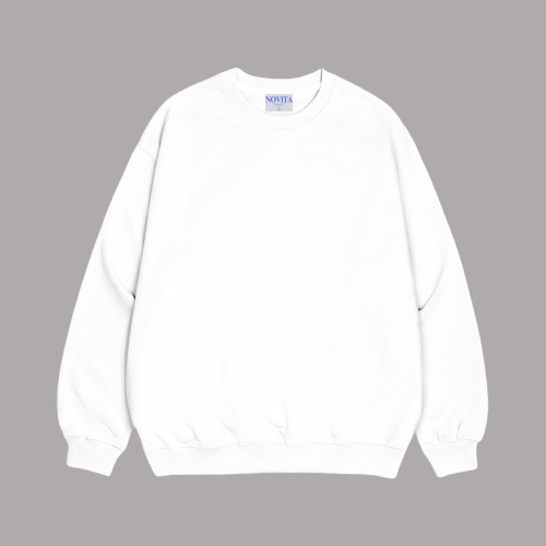 Áo Sweater Novita Trơn Unisex Basic