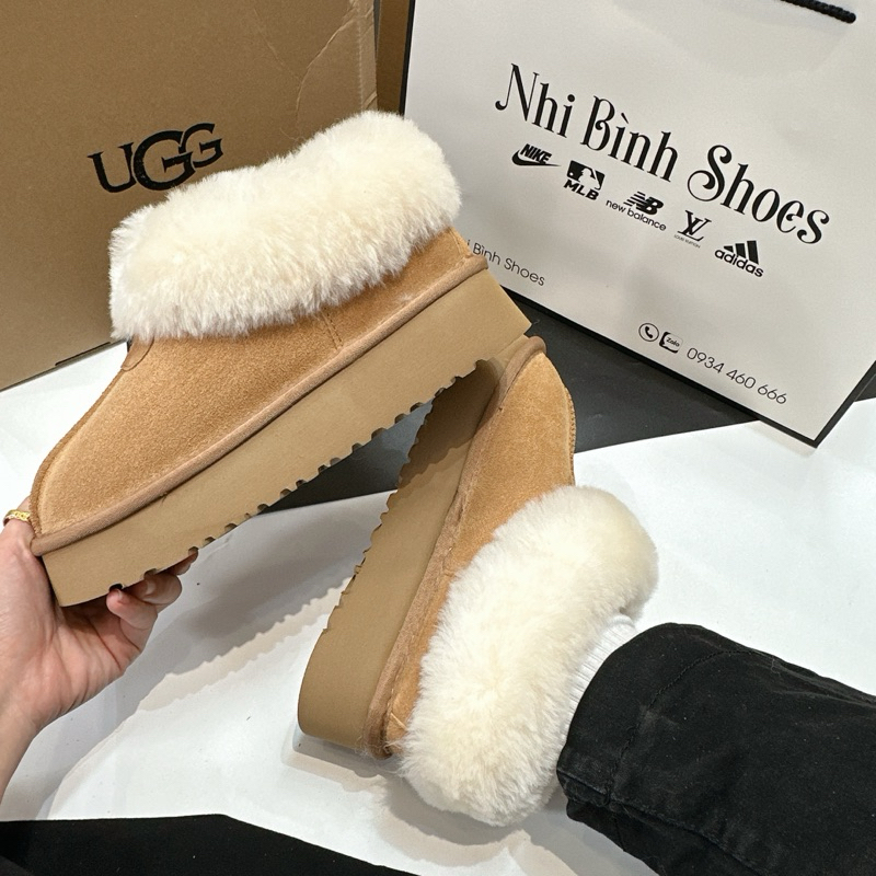 💥BEST QUALITY💥 Bốt U.GG cổ lông đế cao