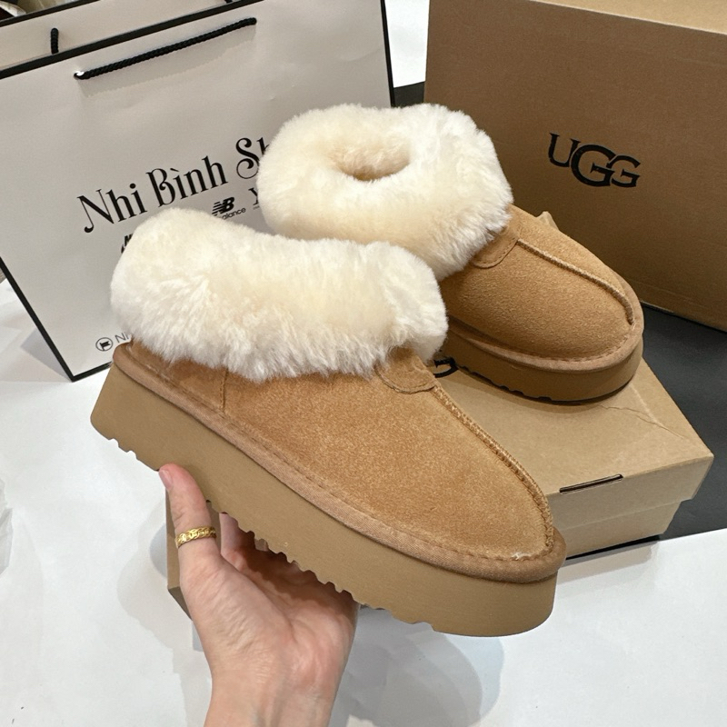 💥BEST QUALITY💥 Bốt U.GG cổ lông đế cao