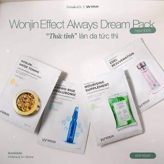 [Miếng lẻ] Mặt nạ giấy Wonjin Effect Always Dream Pack - Miếng lẻ (New)