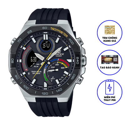 Đồng Hồ Nam Casio Dây Nhựa Chính Hãng EDIFICE ECB-950MP-1ADF