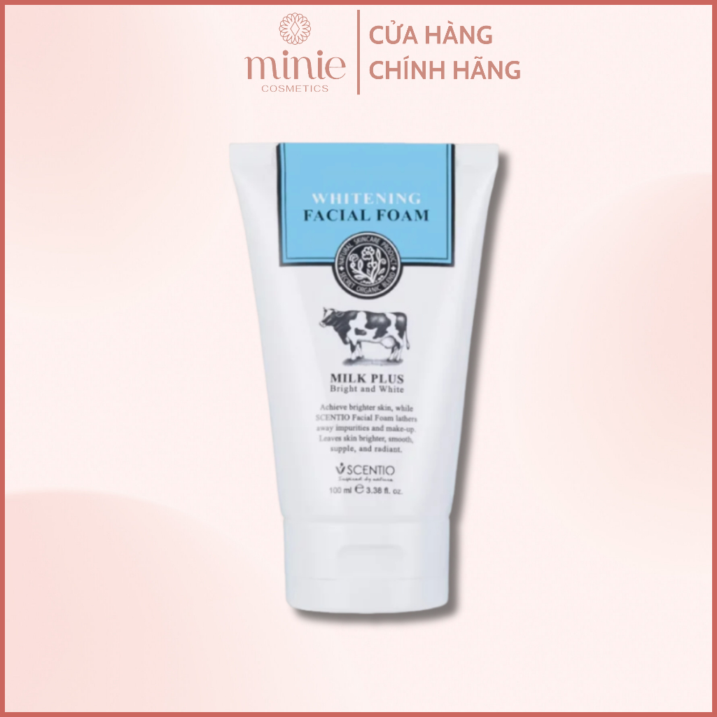 Sữa rửa mặt dưỡng trắng da Beauty Buffet Scentio Milk Plus 100ml