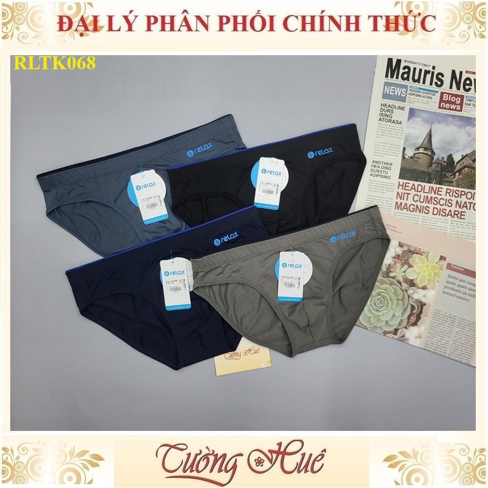 Quần Lót Tam Giác Nam Relax RLTK068 Cotton Co Giãn Đàn Hồi Thoáng Khí