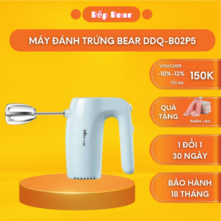 Máy Đánh Trứng Mini Cầm Tay Bear DDG-B02P5, Máy Đánh Kem, Làm Bánh, Bản Quốc Tế Bảo hành 18TH