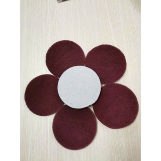 Bùi Nhùi Tròn Gắn Máy Chà 125mm