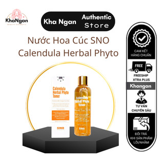 Nước Hoa Cúc Chứa Cánh Hoa Tươi SNO Calendula Herbal Phyto Toner 200ml