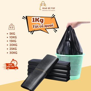 Túi đựng rác đóng gói hàng tiện lợi dai bóng, dày, bền chịu tải tốt 1kg