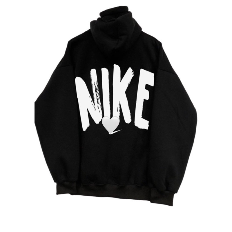 Áo Hoddie Nlke Form Rộng Mũ Trùm Chất Nỉ Bông Dày Cao Cấp Áo Khoác Nỉ Unisex Nam Nữ Phong Cách Hàn Quốc