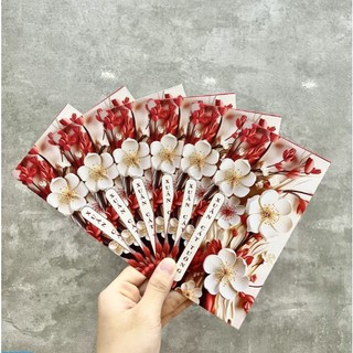 Xấp Bao Lì Xì Tết Hoa (6 Cái / Xấp).