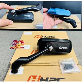 Kính chiếu hậu gương H2C vuông Siêu Rẻ nhôm đúc gắn nhiều loaij xe máy Sirius Wave Dream Exciter Winner Sonic Satria Air