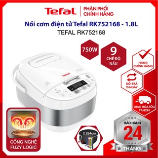 Nồi cơm điện tử tefal rk752168 1.8 lít - hàng chính hãng, bảo hành 24 tháng