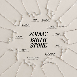 [OUTLET] Dây Chuyền Nữ Bạc 925 Shimmer Silver Mặt 12 Cung Hoàng Đạo Đa Dạng Đẹp - Outlet 109