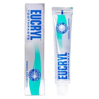 Kem đánh răng bạc hà tẩy trắng Eucryl Toothpaste 62g