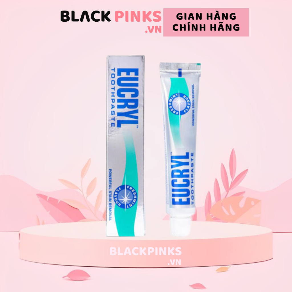 Kem đánh răng bạc hà tẩy trắng Eucryl Toothpaste 62g