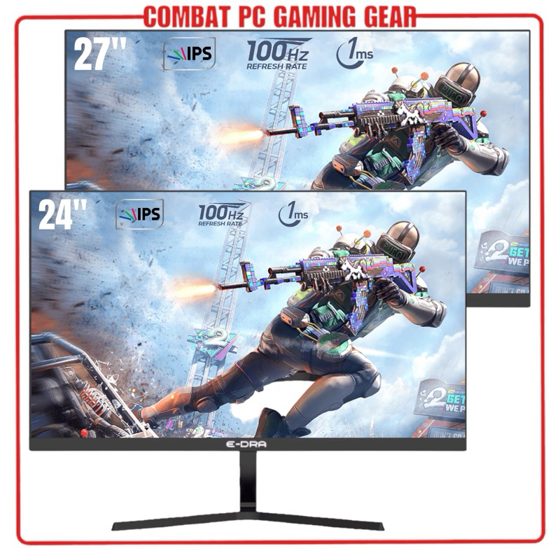 Màn Hình Gaming E-DRA EGM27F100 | EGM24F100S (FHD/IPS/100Hz/1ms) Hàng Chính Hãng