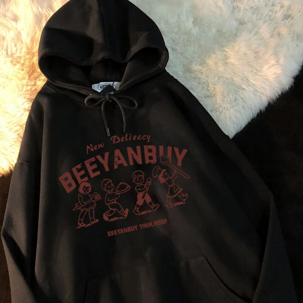 Relach Áo hoodie zip Dáng Rộng In Họa Tiết Thời Trang Hàn Quốc Mới Cho Nữ áo khoác nữ hoodie local brand Y0507