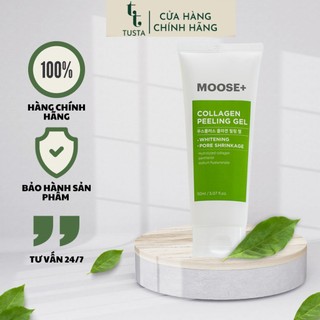 Tẩy da chết Moose+ Collagen Peeling Gel 150ml, chăm sóc da sáng mịn
