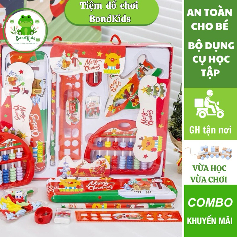 Đồ dùng học tập noel cho bé siêu xinh nhà NondNy