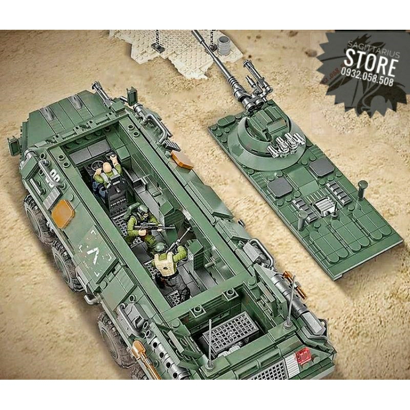 Bộ Xếp Hình Call Of Duty Lắp Ráp Xe Thiết Giáp M1127