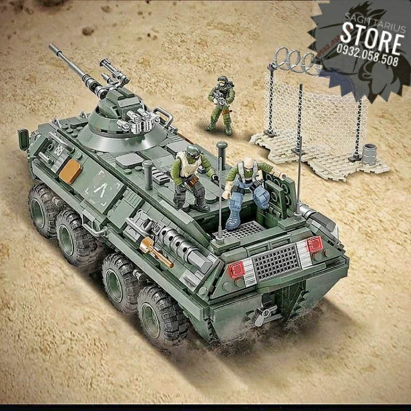 Bộ Xếp Hình Call Of Duty Lắp Ráp Xe Thiết Giáp M1127