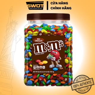  Socola sữa M&M Mỹ 1757g Chocolate Mỹ cao cấp thơm ngon đặc biệt không quá ngọt giàu dinh dưỡng chính hãng M&M 